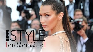 How to Contour Your Forehead Like Bella Hadid  E Style Collective  E News [upl. by Antoinette]