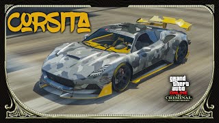 Lampadati Corsita Detailed Customization and Gameplay  GTA Online [upl. by Tocci]