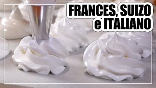 MERENGUES Francés Suizo e Italiano RECETAS USOS Y DIFERENCIAS [upl. by Icats]