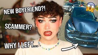 GRWM Why I Left YouTubeAGAIN New Boyfriend amp I got into a car accident [upl. by Herwick]