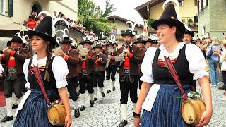 DER FESTUMZUG  Bezirksmusikfest Hopfgarten 2024 [upl. by Kciregor]