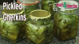 Pickled Gherkins  How to Make the Perfect Pickled Gherkins for Burgers and Sandwiches [upl. by Faline]