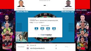 European Tour 9 Live Stream  2024 NEObet German Darts Championship  European Tour Darts Live [upl. by Hebe]