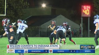 Wilson commits to Indiana State Football [upl. by Nywde]