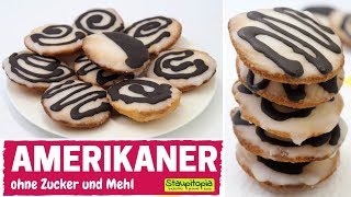 Zuckerfreie Amerikaner backen mit gemahlenen Mandeln  Schnelle und einfache Low Carb Rezepte [upl. by Nothgierc]