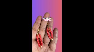 Tutorial Aretes  Miyuki  Peyote Ovalado 3D [upl. by Aisatan]