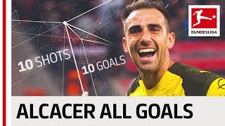 Paco Alcacer  10 Shots on Target  10 Goals  Record Breaker [upl. by Silin]