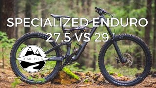 2017 Specialized SWorks Enduro Test  29 vs 275 [upl. by Hadrian]