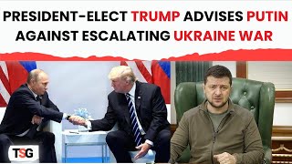 Trump Advises Putin Against Escalating Ukraine War in Recent Call [upl. by Daahsar]