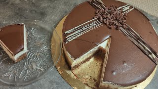 قاتو 3 شوكولا ساهل ماهل بدون جيلاتين gâteau 3 chocolat sans gélatine [upl. by Aerbua458]