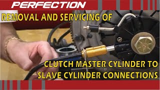 Removal and Servicing of Clutch Master Cylinder to Slave Cylinder Connections [upl. by Leirua]