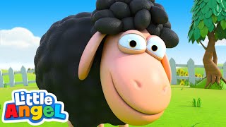 Baa Baa Black Sheep  Sing Along  Little Angel Nursery Rhymes amp Kids Songs  Moonbug Literacy [upl. by Iruyas708]