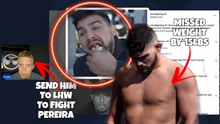 LUCAS TRACY RAGES at Kelvin Gastelum for constantly missing weight [upl. by Warden]