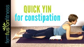 Quick Yin Yoga for Digestion and Constipation 15 min [upl. by Attenhoj502]