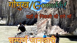 Gomukh Gangotri गोमुख गंगोत्री Gangotri GlacierGomukh Gangotri Tapovan गोमुख की पूरी जानकारी [upl. by Falito]