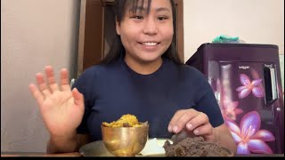 Khasi ko masu ra dhido  Nepali Mukbang [upl. by Ki861]