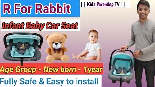 R For Rabbit infant car seat full features and benefitsbabyproducts babysafety [upl. by Nosirrag464]