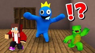 JJ and Mikey in RAINBOW FRIENDS ROBLOX CHALLENGE in Minecraft  Maizen Minecraft [upl. by Uda]