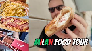 The Ultimate MILAN Italy Food Tour 🇮🇹 [upl. by Naghem]