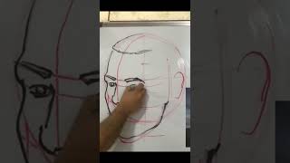 The Loomis Method of Drawing the Head a Step by Step 06 [upl. by Siari398]