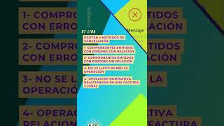 ¿Sabes que es la Cancelación de un CFDI cfdi facturacionelectronicashorts sat [upl. by Marvella807]