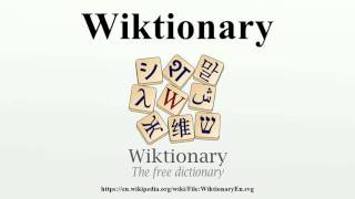 Wiktionary [upl. by Amlus]