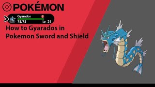 How to use Gyarados in Pokémon Sword and Shield Gyarados Moveset [upl. by Hemphill]