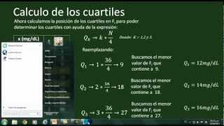 Cuartiles datos originales [upl. by Entwistle183]