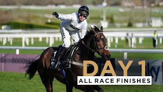 ALL RACE FINISHES FROM DAY 1 OF THE CHELTENHAM FESTIVAL 2023 [upl. by Seaden85]