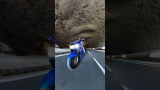 Motorcycling Through A Cave In France  Grotte du Mas dAzil  Triumph Sprint ST 1050 [upl. by Adnorrahs223]