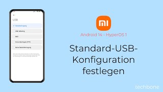 StandardUSBKonfiguration festlegen  Xiaomi Android 14  HyperOS 1 [upl. by Nnyrat835]