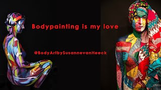 Bodypainting is my lovebody seo makeup bodyart art bodytransformation bodypaintingbodypain [upl. by Anillehs]