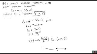 Nierówności liniowe z parametrem [upl. by Shama]