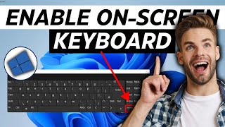 How to Enable On Screen Keyboard Windows 11 [upl. by Acinot]