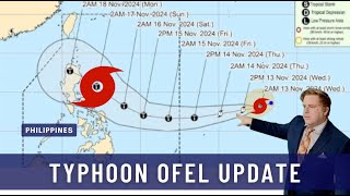 Typhoon Ofel  Usagi nears landfall in Luzon where flooding is already happening [upl. by Ecnarwal]