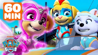 Mighty Pup Skye Rescues Adventure Bay w Everest amp Ella  1 Hour Compilation  Shimmer and Shine [upl. by Ethelinda]