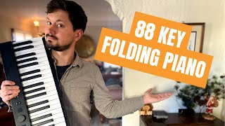 Folding Piano Review  The OYAYO 88Key Portable Keyboard [upl. by Emsmus]