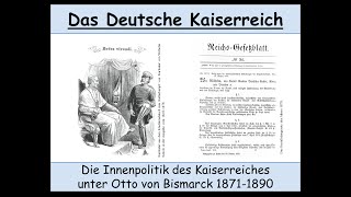 Innenpolitik des Deutschen Kaiserreiches unter Otto von Bismarck 18711890 Kulturkampf 12 [upl. by France]