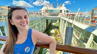 Boarding Allure of the Seas Royal Caribbean Cruise Vlog [upl. by Neelloc67]