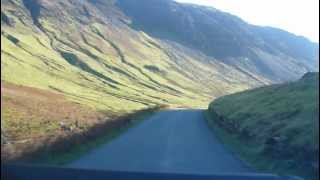 Lake District Honister Pass B5289 drive [upl. by Aiyekal]