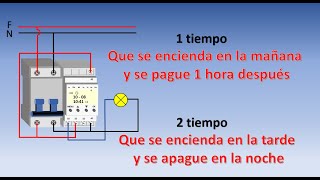 ¿Cómo programar 2 tiempos en temporizador semanal [upl. by Addia]