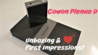 Unboxing amp First Impressions of Cowon Plenue D [upl. by Jammin]