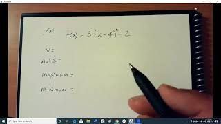 DMAT  MATH  CH 3 SEC 3  Analyzing Graphs of Quadratic Functions [upl. by Attayek]