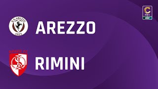 Arezzo  Rimini 11  Gli Highlights [upl. by Retsevlys355]