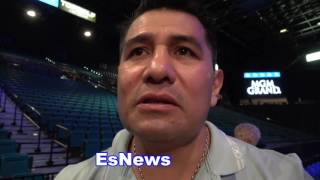 marco antonio barrera night before caenlo vs chavez jr EsNews Boxing [upl. by Gilmer]