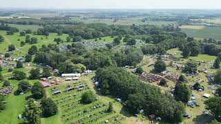 Tractor Fest From above Newby Hall [upl. by Pinsky665]