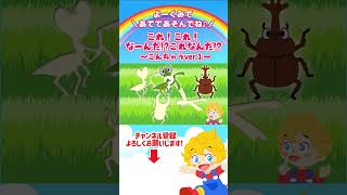 【ちいくうた】これ！これ！なーんだ！？これなんだ！？〜こんちゅうver1〜 作詞作曲 うたスターズ  みんなのあたらしいどうよう あかちゃん喜ぶ 新定番童謡  こどものうた  知育アニメ [upl. by Cathe]