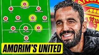 How Manchester United Line Up Under Ruben Amorim [upl. by Bradleigh206]