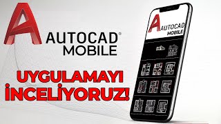 AutoCAD Dersleri AutoCAD Mobil Uygulaması  AutoCAD 2024 [upl. by Salchunas]