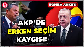 AKPde erken seçim kaygısı başladı SONAR dan dikkat çeken anket [upl. by Thurnau]